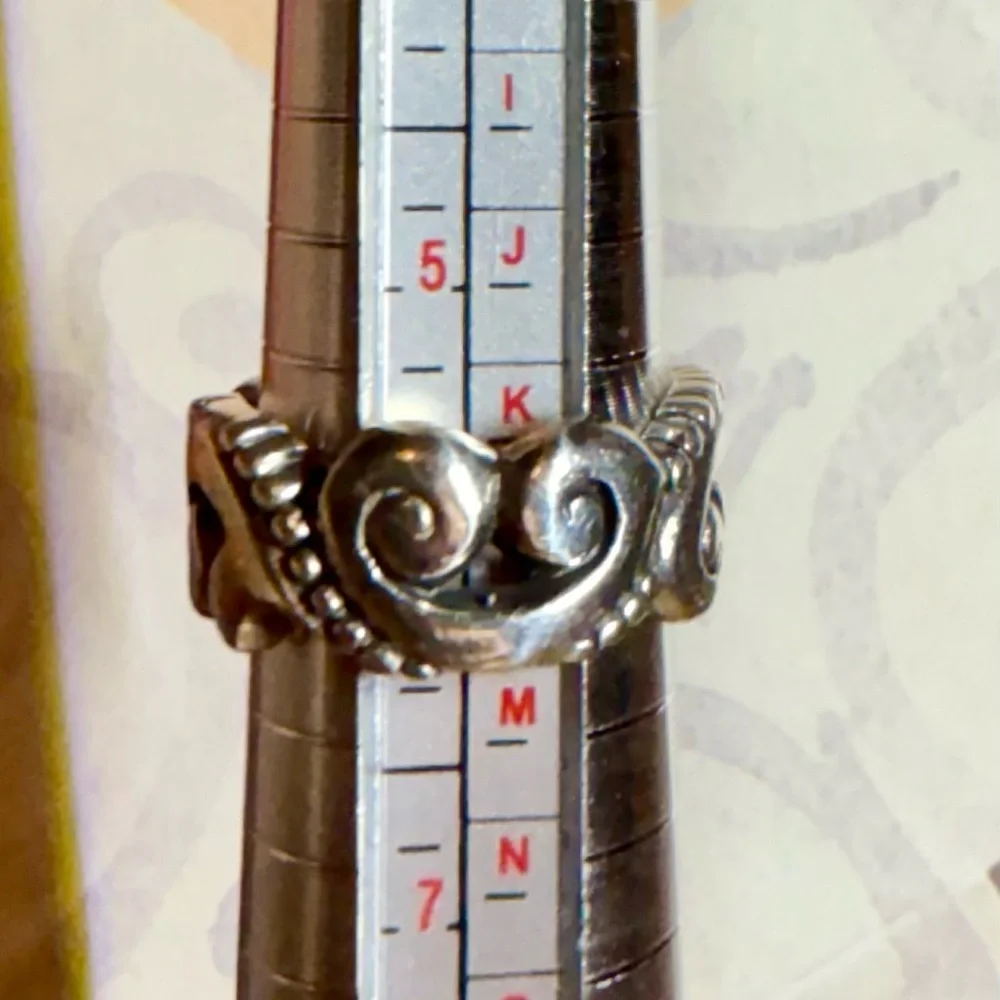 Brighton .925 Silver Swirl Heart Ring - Picture 4 of 4